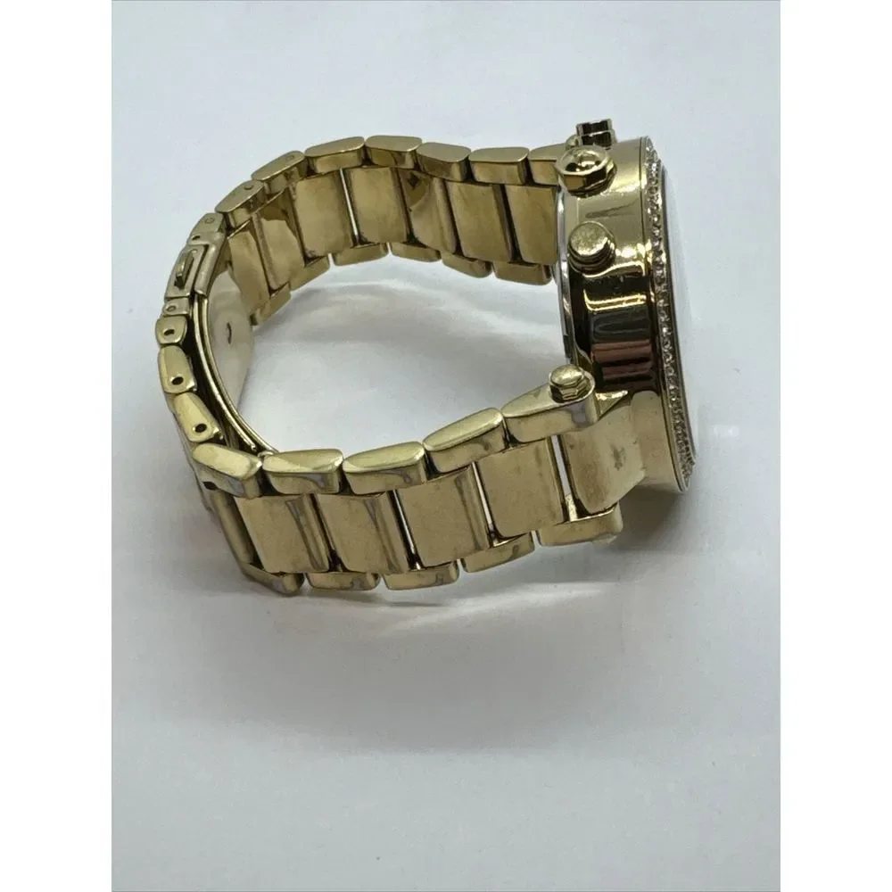 Michael Kors Parker MK5354 Women's Gold Stainless Steel Analog Dial Watch JNA377